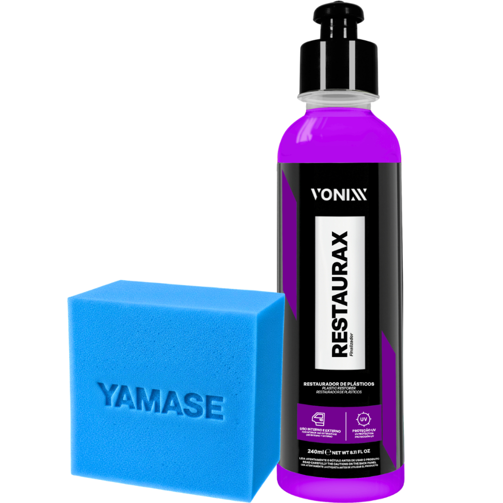 Kit Restaurax Vonixx 240ml Renova Plásticos Internos e Externos