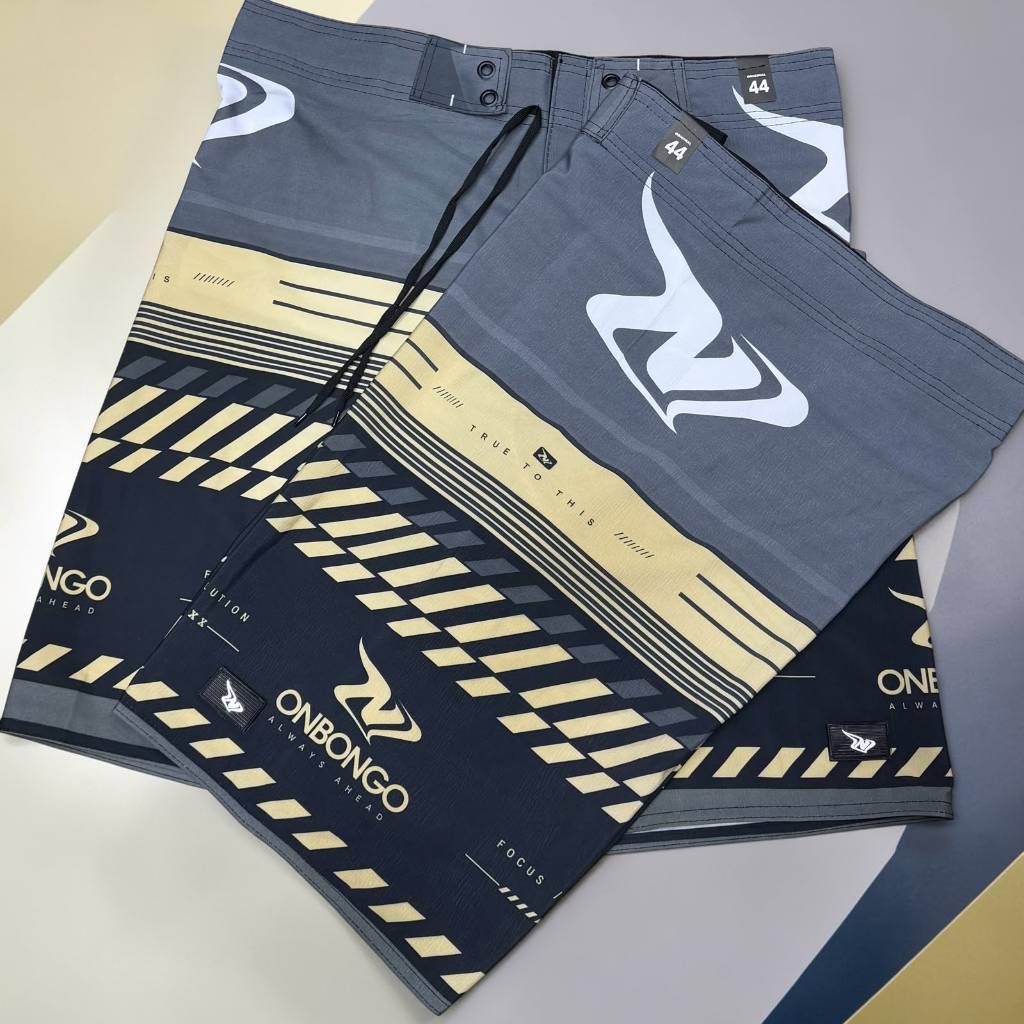 Bermuda surf masculina estampada no tecido elastano pano molinho e secagem rápida
