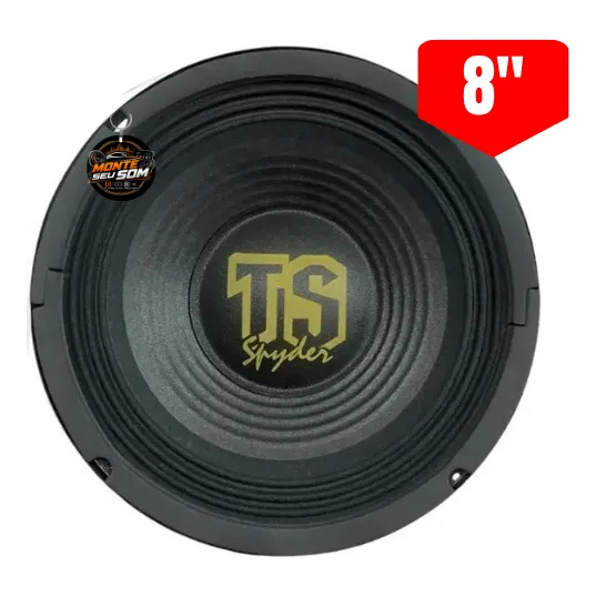 Woofer Spyder Trio Ts200 8 Polegadas 4ohms Lançamento Original