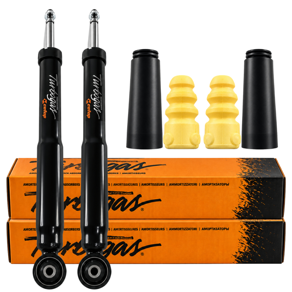 Kit Amortecedor Coifa Batente Traseiro Polo Fox Space Fox Suspensao Traseira Par Peca Automotiva Nova Qualidade