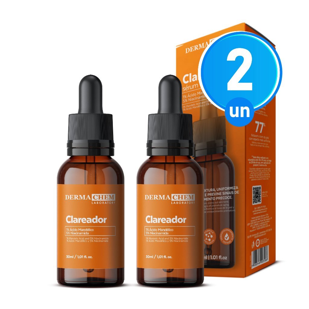Kit 2 Sérum Clear Clareador 30ml Dermachem