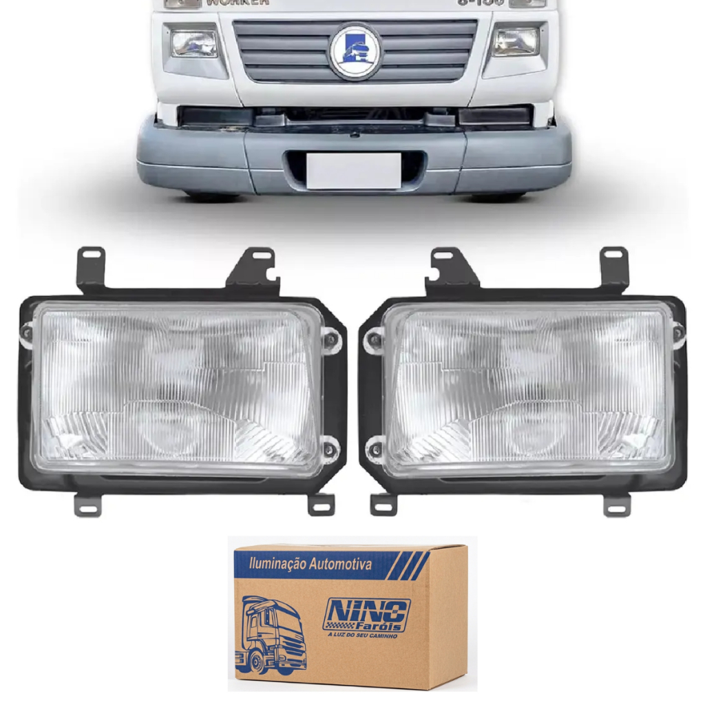 Farol Principal Dianteiro Nino Volkswagen Worker Leve Moderno após 2000