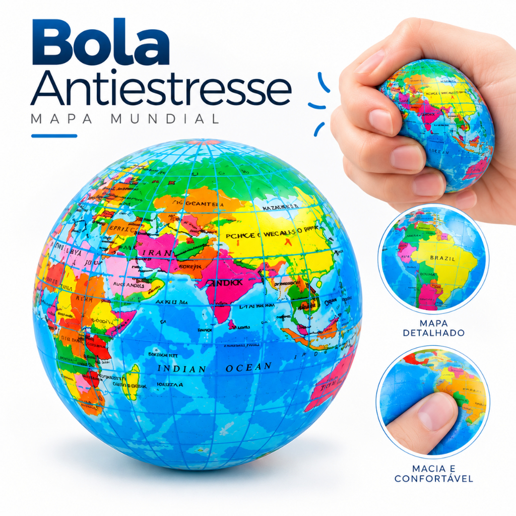 Bolas Exercitadora Anti Stress Smile Bolinha De Mão Fisioterapia Recuperação Muscular
