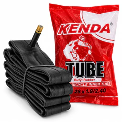 CÂMARA DE AR KENDA ARO 26X1.95/2.125 V/A BICO GROSSO BIKE MTB BALÃO