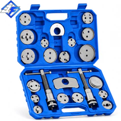 Kit 22 Peças Ferramenta Retornar Êmbolo Pinça Freio Traseiro - Universal p/ Carros Nacionais e Importados