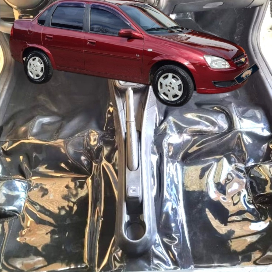 Tapete forração forro revestimento para todo o assoalho em vinil verniz liso Corsa Classic