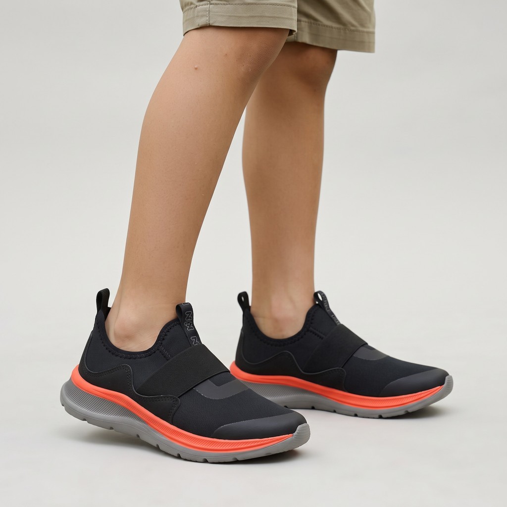 Tenis Klin Infantil Masculino Way Conforto Slip On Macio Original