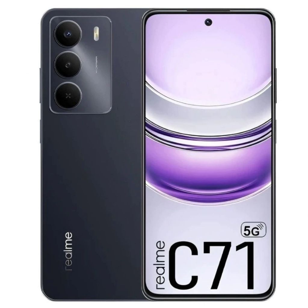 Smartphone  Realme C71 5G 8GB 256GB NFC 120 Hz 50MP 5000 mAh Preto