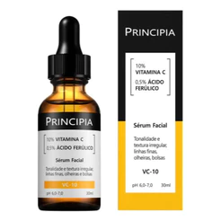 Principia Sérum com 10% de Vitamina C e 0,5% de Ácido Ferúlico com alta eficácia contra linhas finas 345