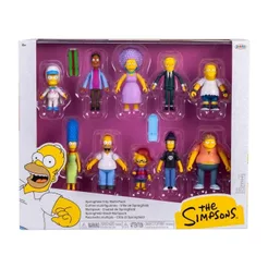 10 Bonecos Coleção Cidade de Springfield - Os Simpsons