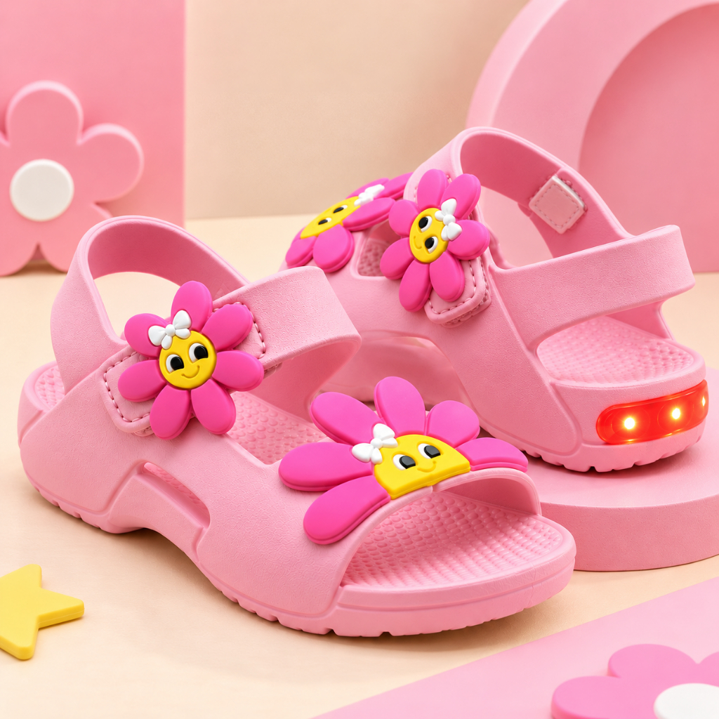 Sandália Infantil Menina Led Papete Infantil Feminino Led Menina Led De Menina Luz Compre Já