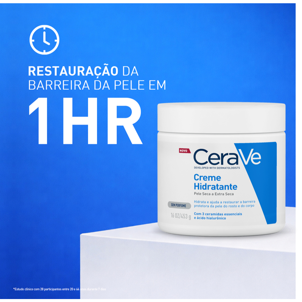 Kit CeraVe Creme Hidratante Corporal 2x 454g para Pele Seca a Extra Seca — imagem 2 de 2