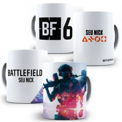 Caneca Battlefield 6 com Nome Personalizado