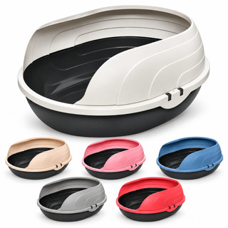 Caixa de Areia Sanitária Bandeja Higiênica Prime Pet Com arco para Gatos Petshop Furba Resistente Premium