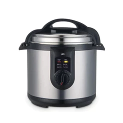 Panela de Pressão Elétrica HQ 5L Inox 220V - Multifuncional com Pote Antiaderente e Válvula de Pressão