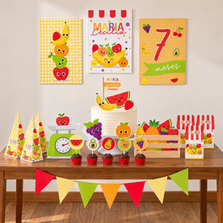 Kit Festa  Frutinhas/ festa em casa/ Mesversário/ Kit Festa ''Só um Bolinho