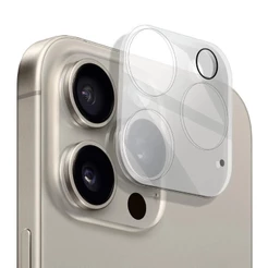 Película de Câmera iPhones 15 Pro/ 15 Pro Max Vidro 3D Temperado Acabamento Safira nao Arranha Novidade