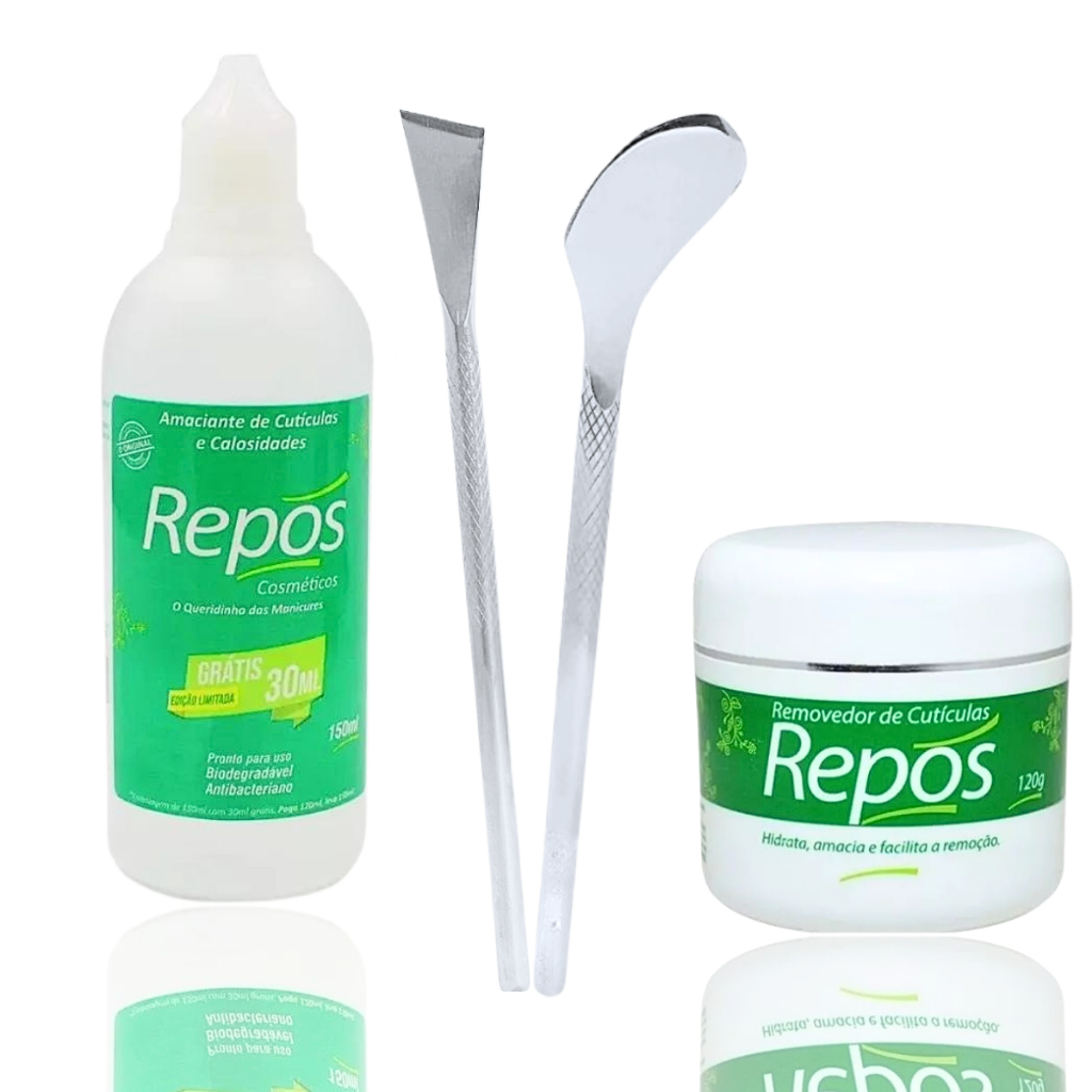 Kit Repós Amaciante E Removedor Bisturi 483 222 calosidade spa dos pés podologia pé rachado