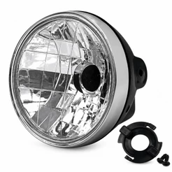 Farol Completo CG Titan Fan 125 2004 a 2013 Aro Cromado