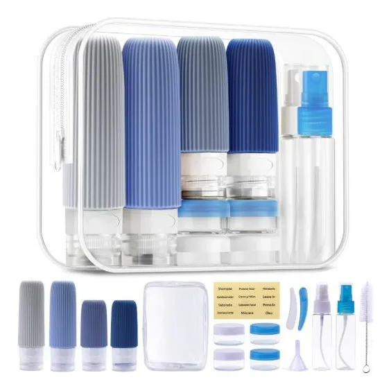 Kit Viagem 16 Peças Silicone Antivazamento em Oferta na Shopee