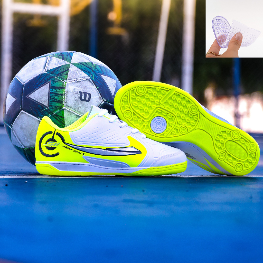 Chuteira Profissional Palmilha de Gel Futsal Envio Ultra FULL