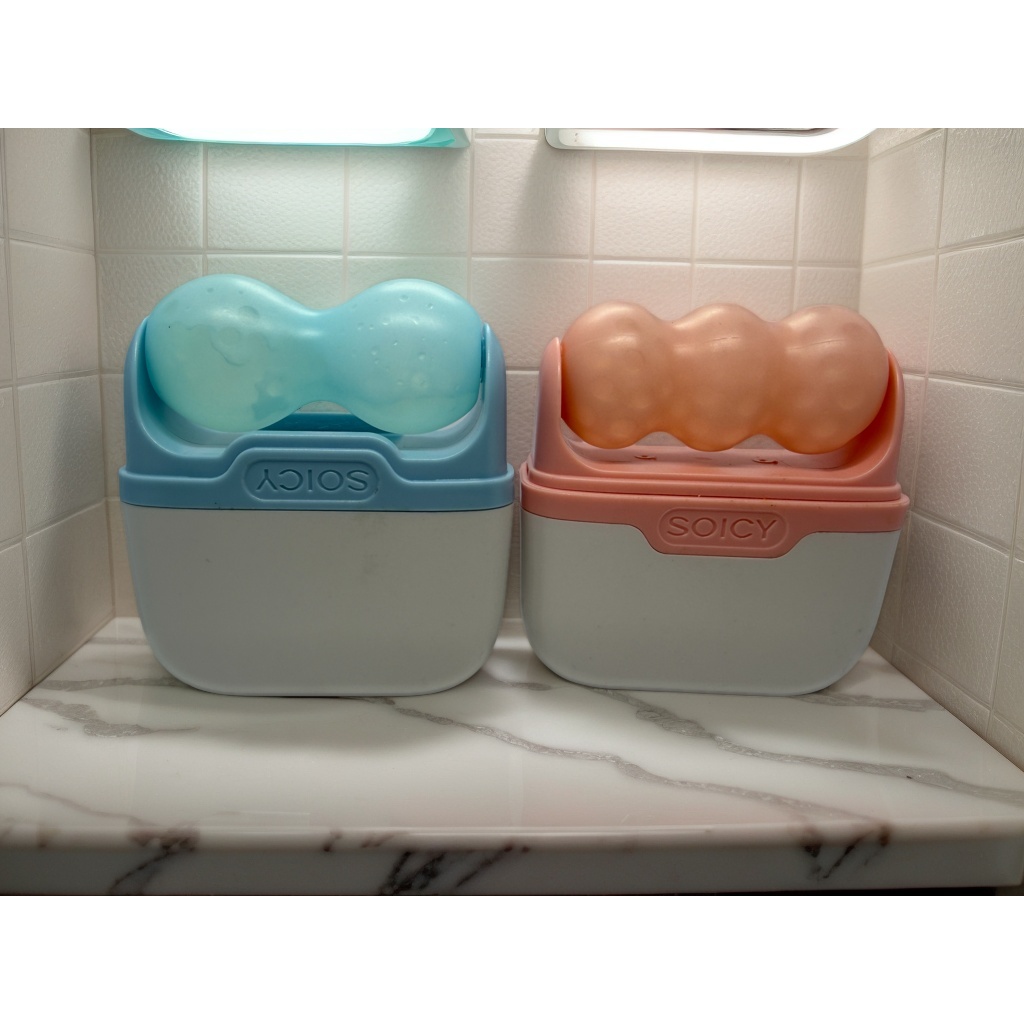 Rolo Facial Gelado Duplo | Massagem, Alívio da Dor e Queimadura Solar, Cuidados com a Pele em Oferta na Shopee