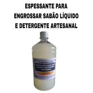 ESPESSANTE PARA ENGROSSAR SABÃO LÍQUIDO E DETERGENTE ARTESANAL 1 LITRO em Oferta na Shopee