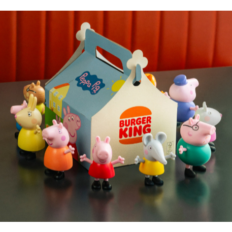 Peppa Pig - Coleção Burger King 2025 Bonecos LACRADOS (Selecione o seu)