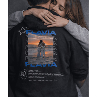Moletom Personalizado Foto Nome Casal Blusa De Frio Namorada Agasalho Namorados ENVIE FOTOS NO CHAT em Oferta na Shopee