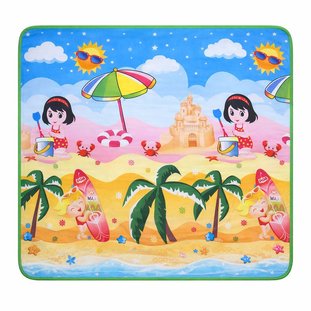 Tapete Termico Infantil Menina Bebe Estampas Atividades Educativo Tapetinho Lavável