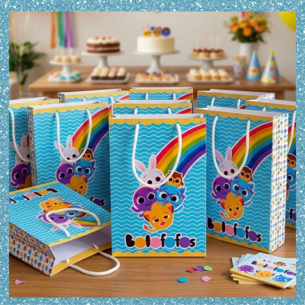 SACOLINHA PERSONALIZADA BOLO FOFO MENINO LEMBRANÇINHA FESTA INFANTIL DECORAÇÃO ANIVERSARIO