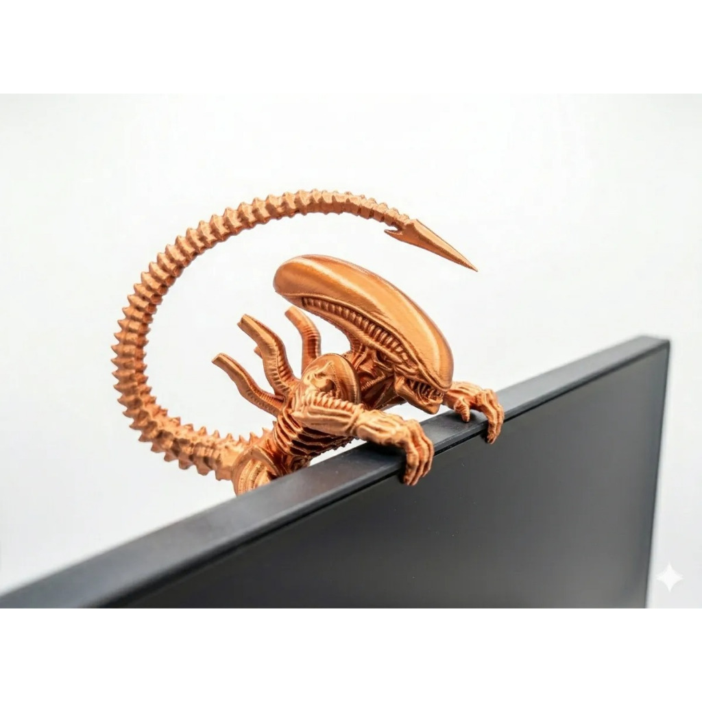 Enfeite decorativo  Boneco Miniatura Alien Xenomorfo Predador