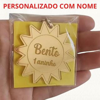 Kit Chaveiro SOL em Acrílico lembrancinha, festa, aniversário em Oferta na Shopee