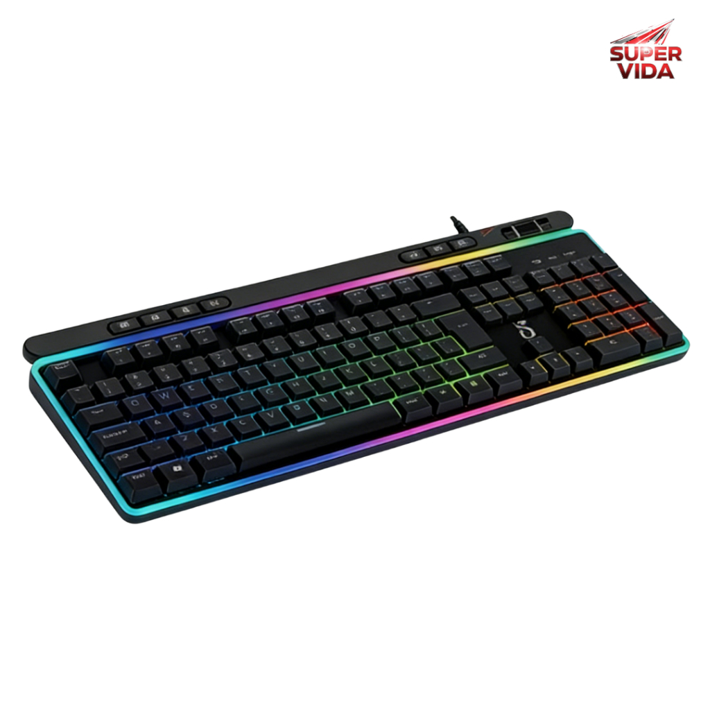 Kit Mouse Gamer Teclado Mousepad Usb Lightsync Gamer Led Rgb