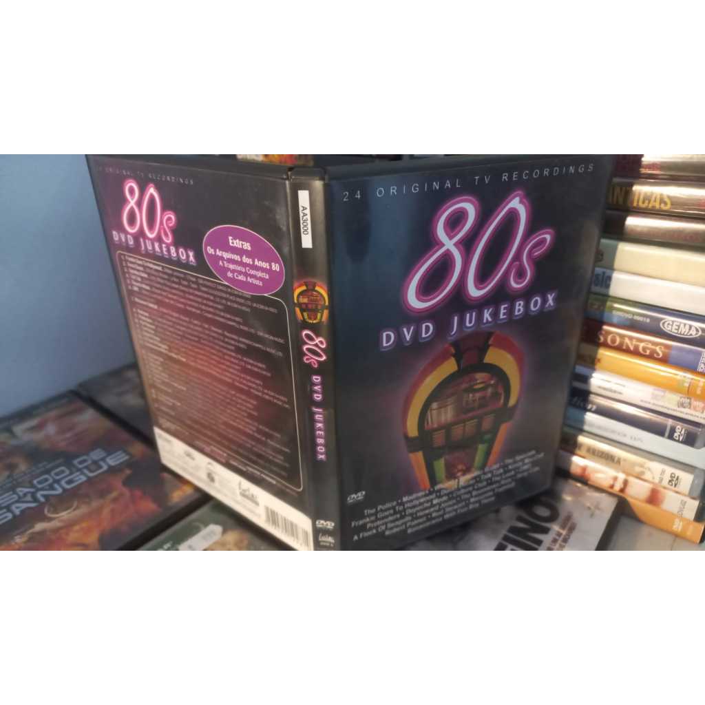 dvd 80s dvd jukebox  Indie RecordsThe police Duran duran Omd Depeche mode culture club Takk Pretenders Wham! stewart