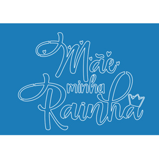 Stencil Mãe minha Rainha dia das mães para pintura em tecido decoração de cozinha pano prato estencil em Oferta na Shopee