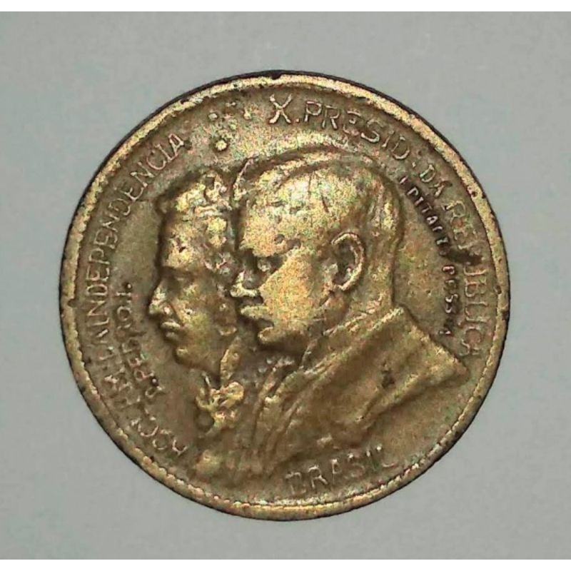 Moeda do Brasil, mil réis UTC a BOA de 1922 centenário da Independência ATENÇÃO valor bem abaixo porque estão circuladas