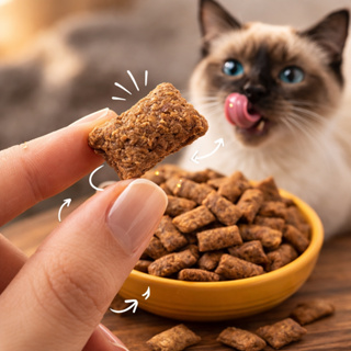 1Kg Petisco Para Gatos Sabor Frango Crocante | Snack Para Gatos Castrados Alta Palatabilidade em Oferta na Shopee