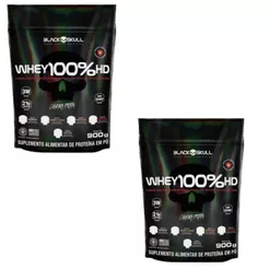 Kit 2x Whey 100% Hd Refil 900g Blackskull