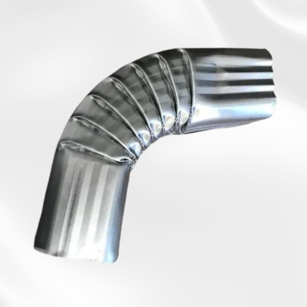 Curva Frontal 88mm Alumínio Perfilado Calha Dreno, Alta Resistência e Facilidade de Instalação