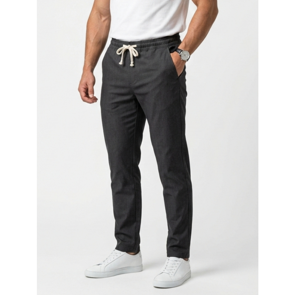 Calça Jogger Reta Masculina Versátil Promoção 2026