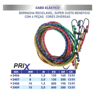 KIT CORDA EXTENSORA ELÁSTICO MULTI-USOKIT 4 PEÇAS 2Metros MOTO/BAGAGEM Top Da Linha Oferta!!