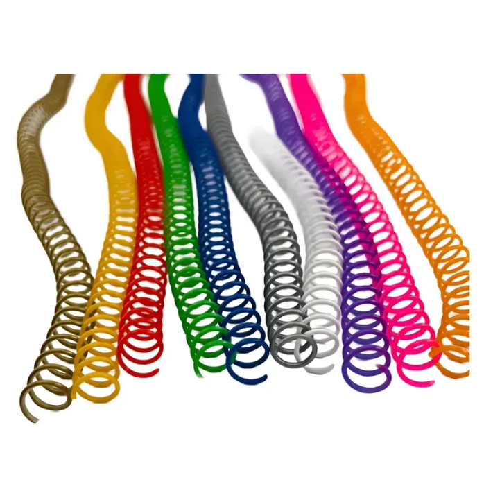 Espiral 17mm Pct C/ 100 Unidades - 10un De Cada Cor Colorido
