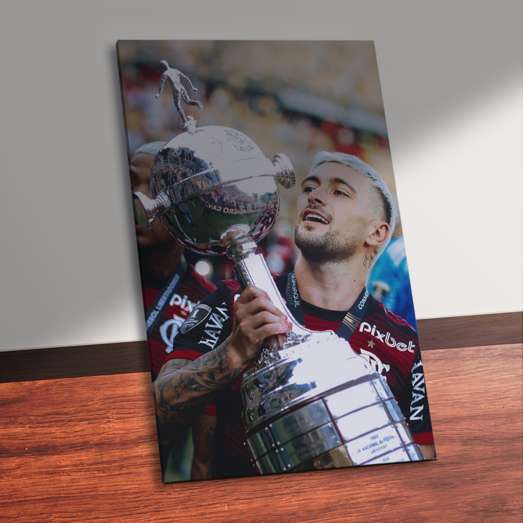 Placa Decorativa MDF Grande "Uma vez Flamengo, sempre Flamengo" Quadro Mengão Decoração Parede