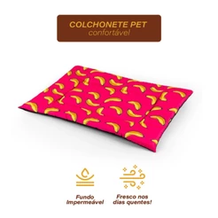 Colchonete Caminha Pet Fofinho Macio para cães e gatos 65 cm x 45 cm Cama para Cachorro e Gato