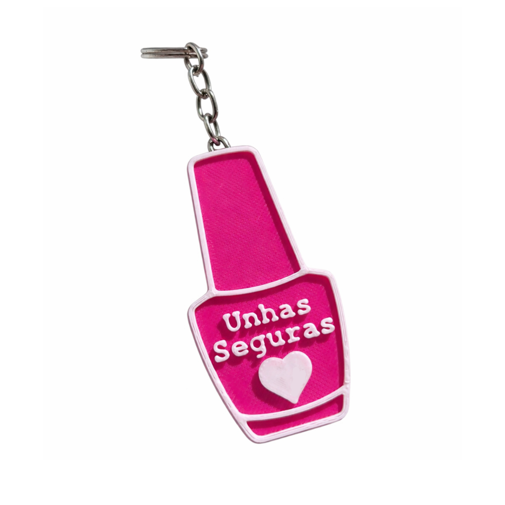 Abridor de Latas Chaveiro Protetor de Unhas Prático e Seguro Ideal para Unhas Longas Feminina