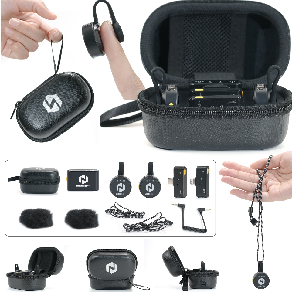 ZCCO M93 Mic Lapela Sem Fio Profissional com Redução eRuído e Gravação HD para Celulares Câmeras e Computadores em Oferta na Shopee