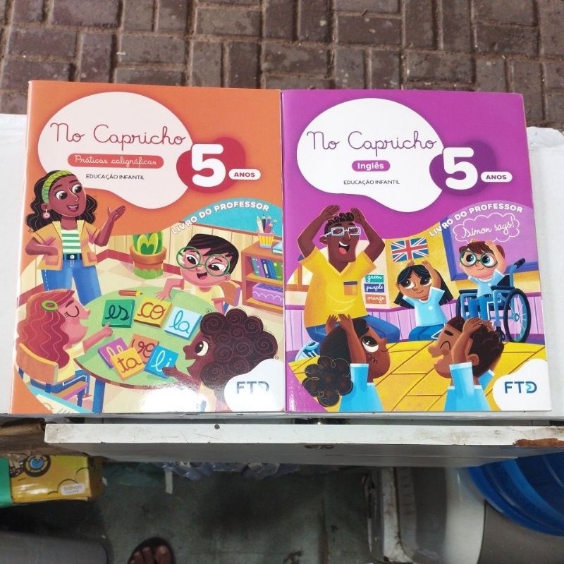 no capricho práticas caligraficas, no capricho inglês 5 anos livros do professor