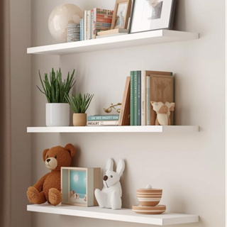 Prateleiras Branca 15cm x 50/40/30 MDF Nicho Decoração Cozinha Quarto Escritorio Livros em Oferta na Shopee