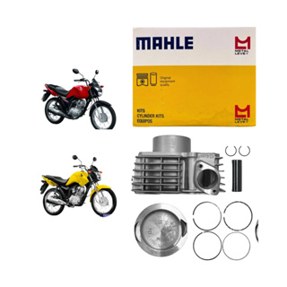 Kit Cilindro Motor Honda Cg Fan 125 Bros 125 2009 A 2015 Original Metal Leve em Oferta na Shopee